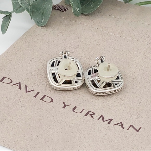 DAVID YURMAN Citrine Albion Stud Earrings AUTHENTIC - Picture 8 of 11